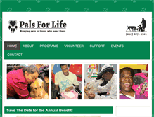 Tablet Screenshot of palsforlife.org